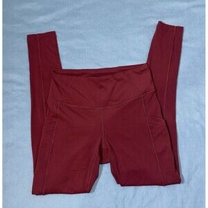 prAna Layna Legging Size Small Maroon Yoga Pants
